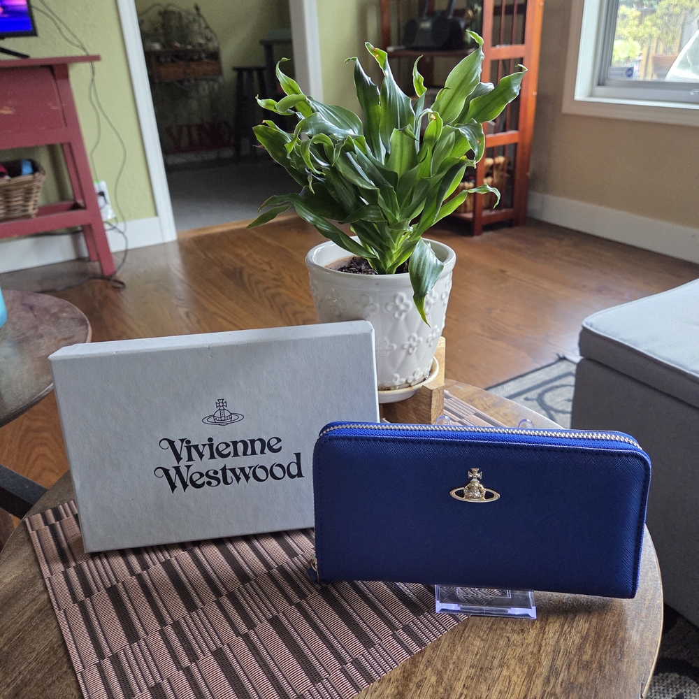 Vivienne Westwood Electric Blue Wallet